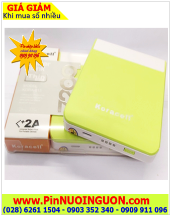 Pin sạc dự phòng KORA-015 với 7200mAh Pin xịn đúng chuẩn dung lượng | Bảo hành 1 năm |TẠM HẾT HÀNG